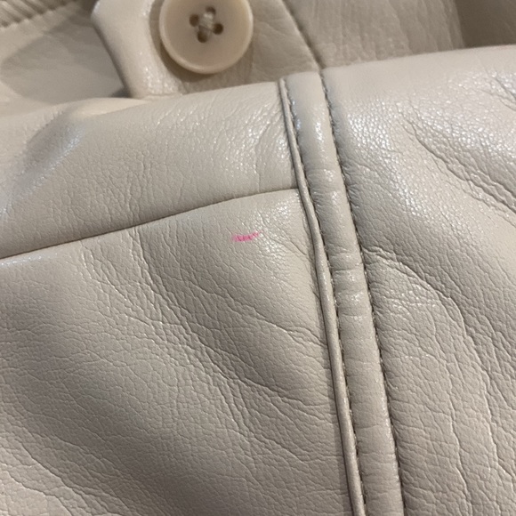 Wilfred faux leather shirt jacket - Picture 6 of 6